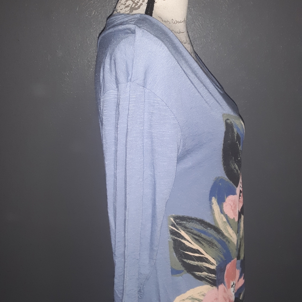 LUCKY BRAND FLORAL TUNIC - Picture 2 of 10
